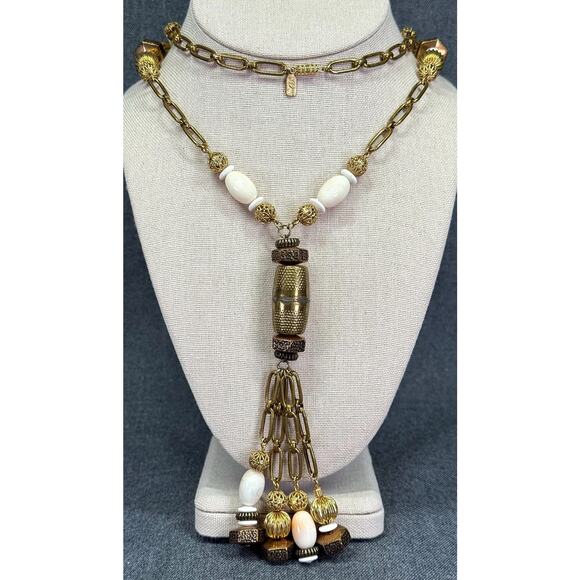 Vintage 1928 Jewelry Company Flapper Necklace - Picture 1 of 5